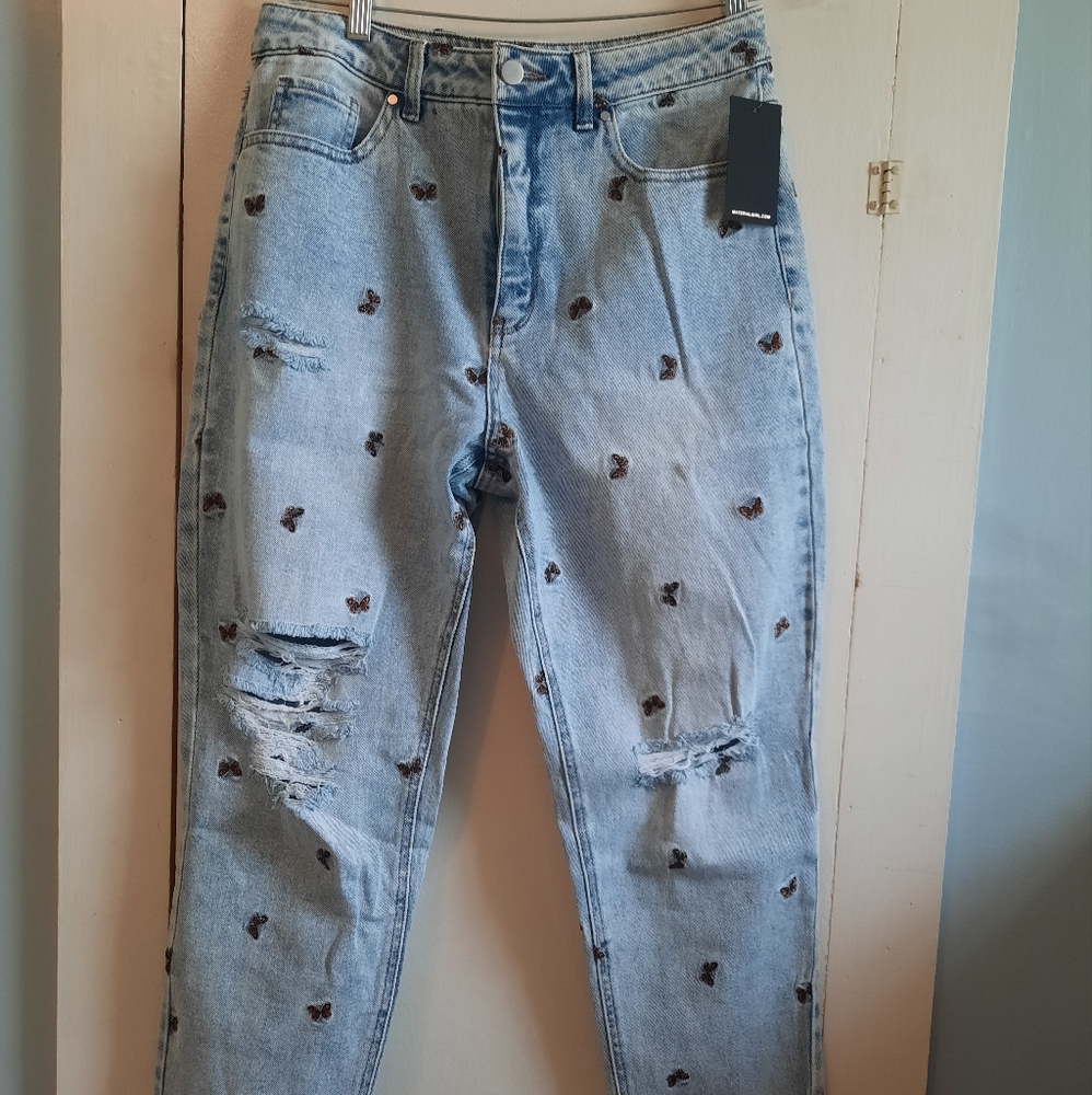 Material Girl Butterfly Jeans 👖 🦋